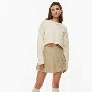 Aritzia Sunday Best Peggy Cropped Sweater